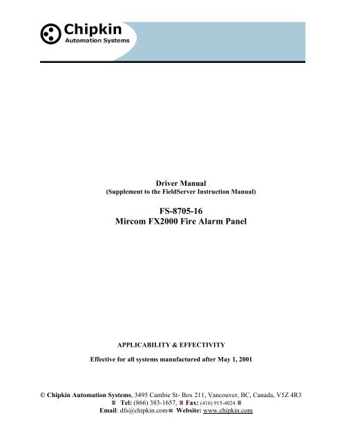 free program mircom fx 2000 manual